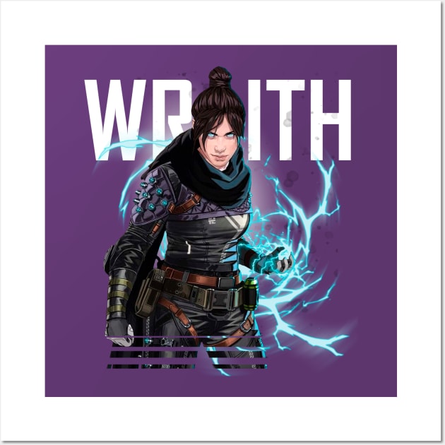 Apex Legends - Wraith Middle T-Shirt T-Shirt Wall Art by trino21